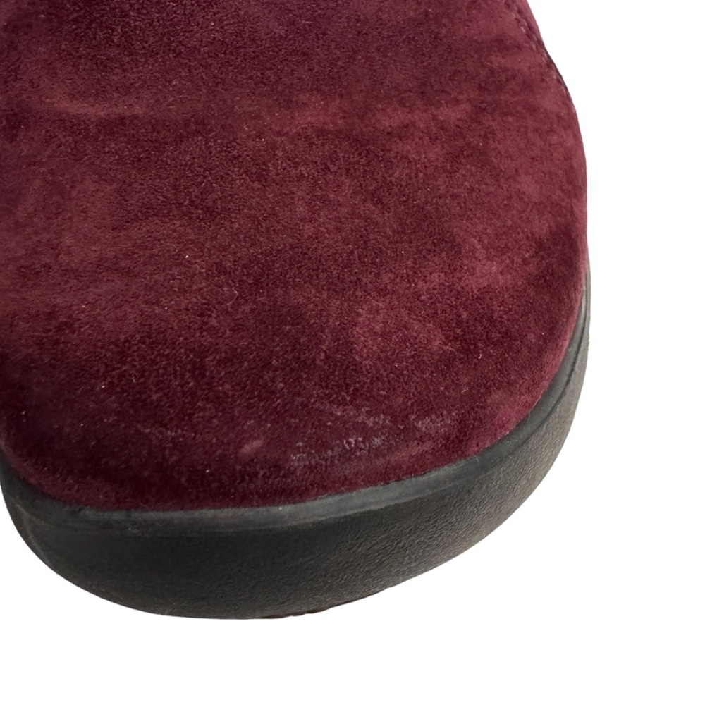 DANSKO BURGUNDY EMILY SUEDE CLOGS MULE SZ 38/8 - Picture 8 of 12